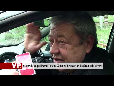 Craterele de pe drumul Poiana Câmpina-Breaza vor dispărea abia la vară
