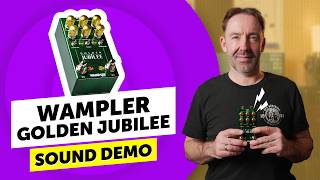 Video thumbnail for British and American Rock Tones in one Pedal | Wampler Golden Jubilee – Sound Demo by Guitar Bonedo