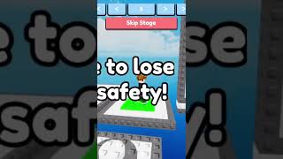 Finally I pass the wall hop in Roblox #roblox #likeandsubscribe #practice