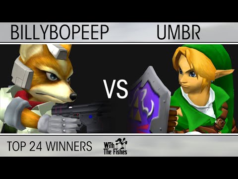 With The Fishes - Top 24 Winners - billybopeep (Fox) VS SEB | Umbr (Link) - SSBM Melee