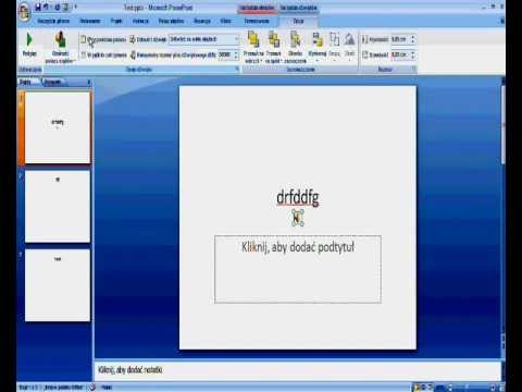 co zrobić aby w prezentacji multimedialniej power point muzyka grała całą prezentacje