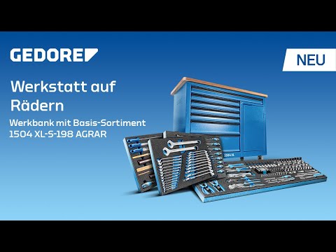 Werkstatt auf Rädern | Werkbank 1504 XL S 198 AGRAR von GEDORE