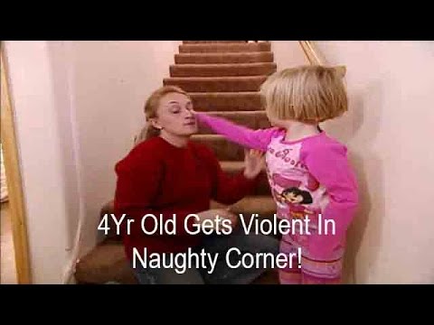 4Yr Old Gets Violent In The Naughty Corner | Supernanny