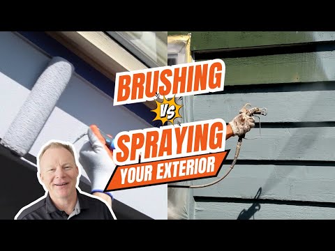 Brushing vs. Spraying for Exterior Painting: What’s Better?