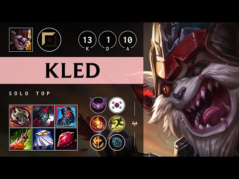 Kled Top vs Dr. Mundo - KR Master Patch 25.08
