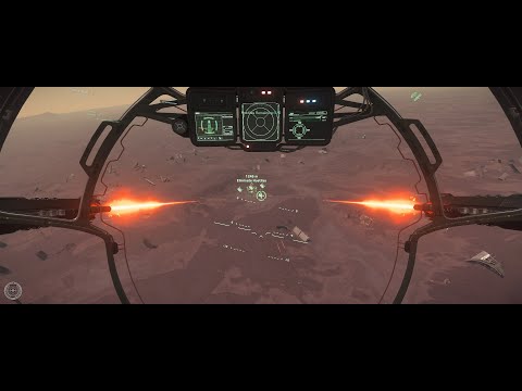 Star Citizen - LP -  Anvil Carrack solo gegen 4 Bodengeschütze, halten die Schilde?  deutsch/german