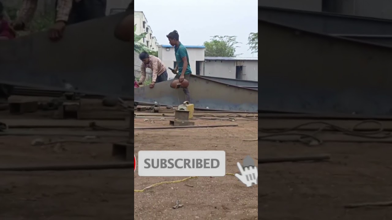 PEB-Fabrication Rafter Redy #peb#fabrication #fabricate #fabric #migwelding #welding