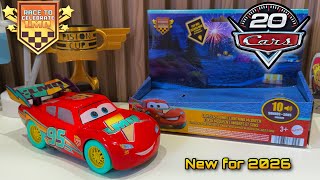 2026 Race To Celebrate Lights & Sounds Lightning McQueen Unboxing & Review: 20th Anniversary Release