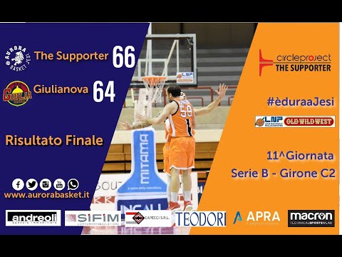 The Supporter Jesi - Giulia Basket Giulianova 66-64, gli highlights