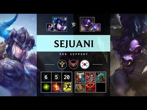 Sejuani Support vs Alistar - KR Grandmaster Patch 25.16
