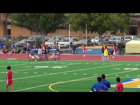 JVB 400m vs Fountain Valley 3-21-18 - Los Alamitos Boys
