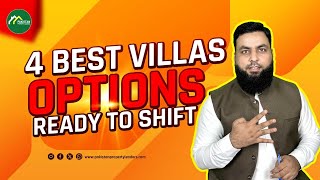 4 Best Villa Options in Bahria Town | Ready To Shift | #bahriatownkarachi #readyvillas