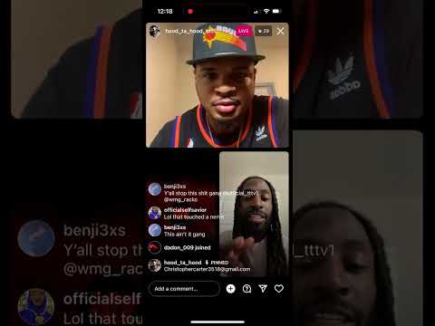 Ayo KD, WMG Racks & Trenches talk argue on Cee Hood IG live 😱😩‼️