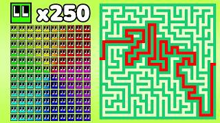 Cube Battle: Can You Escape Before 250 Cubes Fill the Maze?