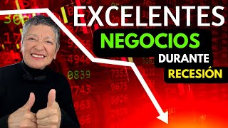 11 Negocios (TRABAJOS) Que PROSPERAN En Una Recesión| Y Se Gana Buen DINERO