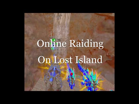 Online Raiding Lost Island Redwood Cave : They Blew Up Their Own Base