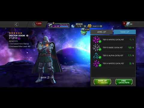 My Account's First Ever 6-star Rank 3! Doom rankup and ROL Winter Soldier showcase fight.