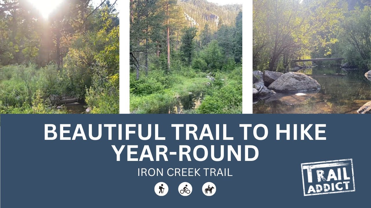 Iron Creek Trail (Keystone, SD) - This is the perfect trail to hike year-round in the Black Hills.