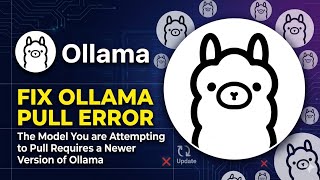 Fixed Ollama Pull Error : The Model You are Attempting to Pull Requires a Newer Version of Ollama