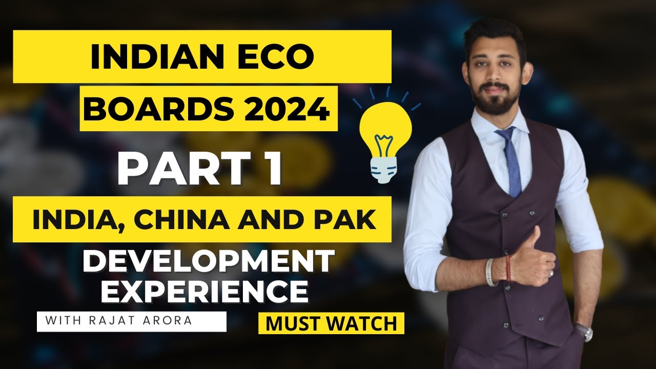 Comparitive development experience of India and its neighbours | Indian Eco | Part 1 | Class 12