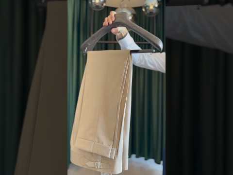 How to properly hang tailored trousers #menstyle #mensfashion #style #styletips