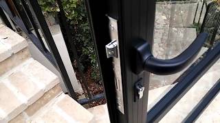 Glass and Aluminum Gate | Mulholland Security Los Angeles 1.800.562.5770