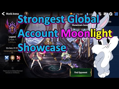 Legend RTA Reviews - Strongest Global Account?! NomNomBunny Moonlight Unit Showcase