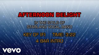 Starland Vocal Band - Afternoon Delight (Karaoke)