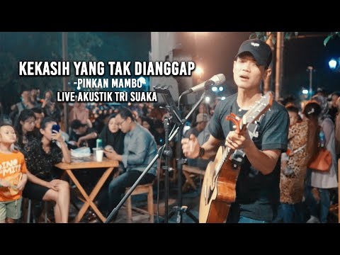 KEKASIH YANG TAK DIANGGAP - KERTAS (LIRIK) LIVE AKUSTIK COVER BY TRI SUAKA - PENDOPO LAWAS