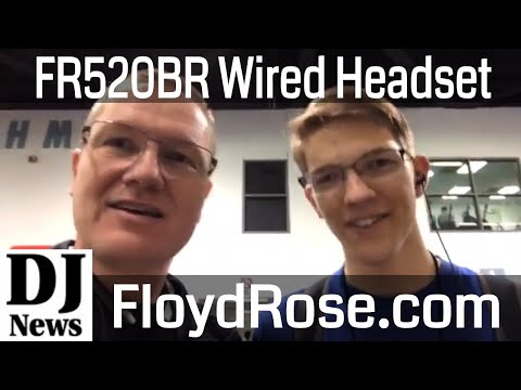 Floyd Rose FR520BR Wired Head Set Test with Brandon Young | Disc Jockey News