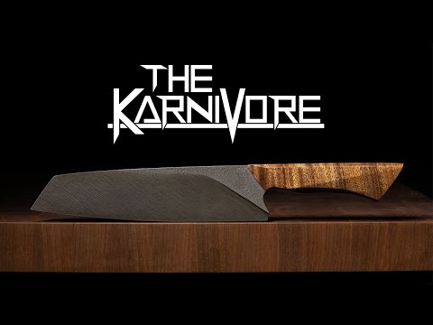 Knife Making | The Karnivore - Making a BBQ Knife Styled After a K-Tip Gyuto
