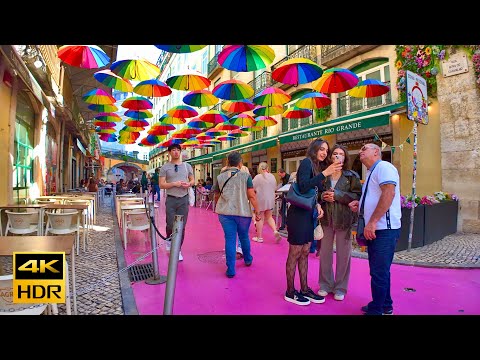 LISBON Portugal Walking Tour 2024: TimeOut Market & Riverside Lisbon 4K HDR