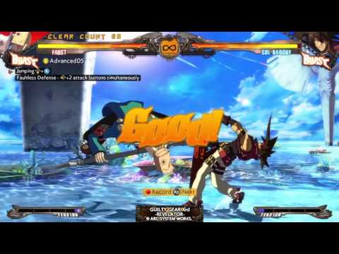 Guilty Gear Xrd -Revelator me just trying Faust tech
