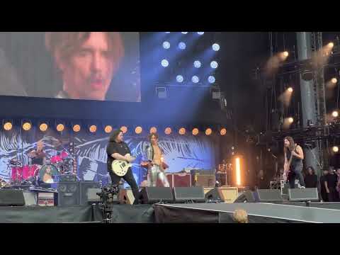 Wolfgang van Halen, Dave Grohl, Josh Freese, Justin Hawkins: Taylor Hawkins Tribute Concert, Wembley