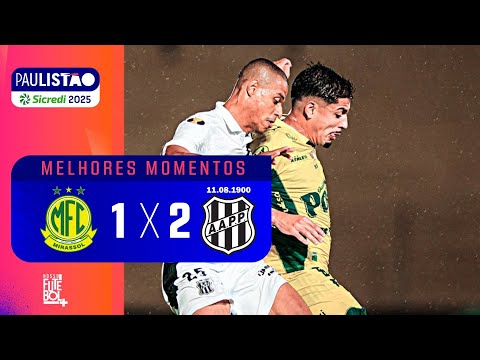 GOLAÇO, GOL CONTRA E PÊNALTI PERDIDO - Mirassol 1 x 2 Ponte Preta - Melhore Momentos Paulistão 2025