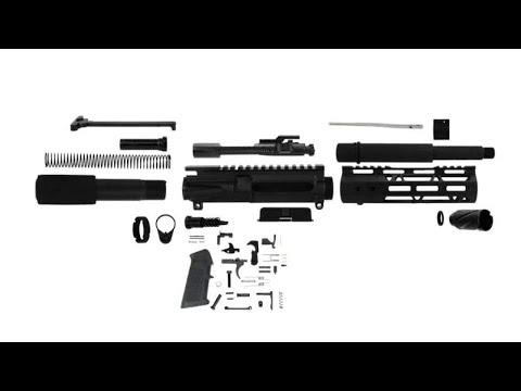 TacFire Linear Comp and SilencerCo ASR Blast Shield on BG Defense .223 Pistol