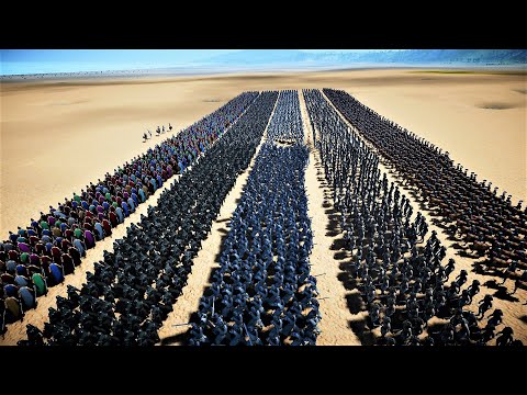 CAN 250K MODERN SOLDIERS STOPS 5 LINES OF EVERY MEDIEVAL ( 1.2 MILLION ) ARMY ? - UEBS 2