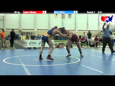 Taylor Meeks vs. Nick Heflin at 2013 ASICS University Nationals - FS