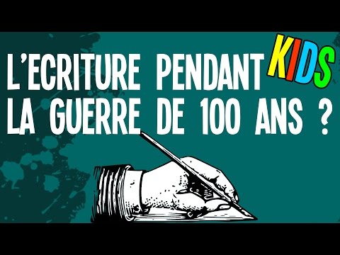 L'écriture pendant la guerre de Cent Ans - Question Histoire Kids #5