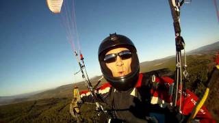 preview picture of video 'Paragliding Oklahoma - Winter Thermalling - Bald Eagles'