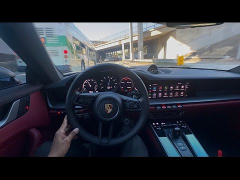 CUTTING UP IN 2025 Porsche 911 Carrera 4S  in Los Angeles POV DRIVE