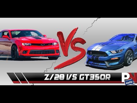 Camaro Z/28 VS Mustang GT350R - Power Play Matchup
