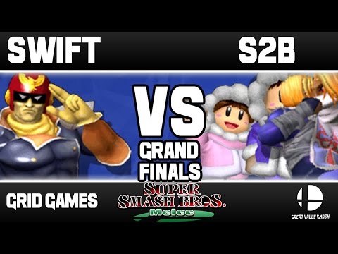 [Melee] Swift (Falcon) VS S2B (Ice Climbers/Sheik) | Grid BiWeekly Grand Finals