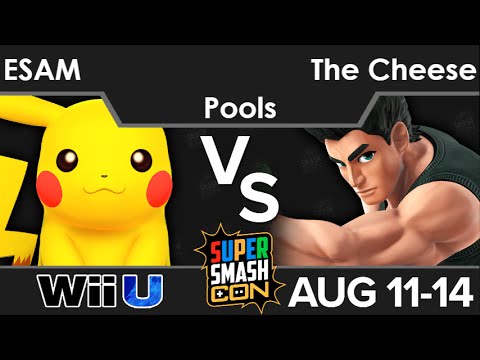 SSC16  - PG | ESAM (Pikachu) vs The Cheese (Little Mac) Pools - Smash 4