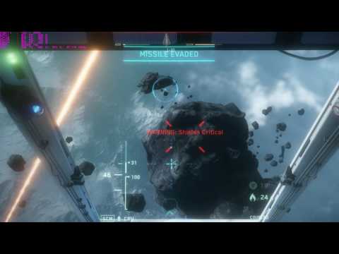 Star Citizen super hornet with 6 neutron cannons