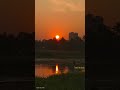 The sun bows down and leaves us speechless. #shorts #sunset #trivandrum #akkulam