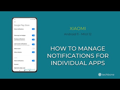 How to Manage App Notifications - Xiaomi [Android 11 - MIUI 12]