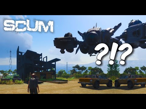 FORCE Dropships & Sentries to RUN AWAY | SCUM