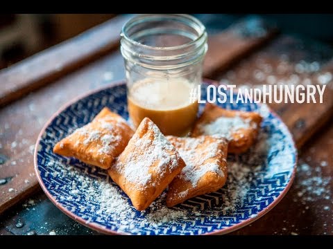 Beignet Recipe with Cafe au Lait Icing