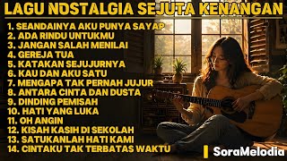 Download lagu Lagu Nostalgia Sejuta Kenangan 🎶 14 Lagu Cover Terbaik Soft Pop & Slow Rock | SoraMelodia mp3
